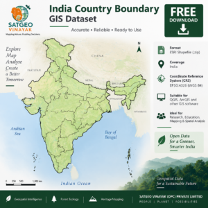 India Country Boundary SHP - Free Data